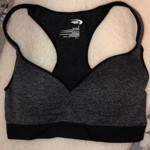 Grey sports bra!